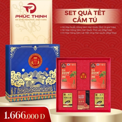 Set quà tặng Tết Hàn Quốc Cẩm Tú