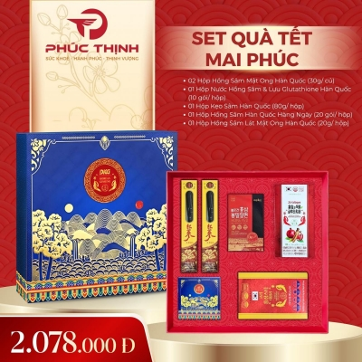 Set quà tặng Tết Hàn Quốc Mai Phúc