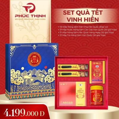 Set quà tặng Tết Hàn Quốc Vinh Hiển