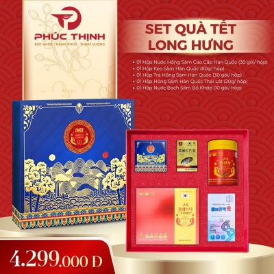 Set quà tặng Tết Hàn Quốc Long Hưng